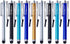 Wisdompro Stylus Pens for Touch Screens, 9 Pack Universal Rubber Tip Stylus with Lanyard for iPad, iPhone & More