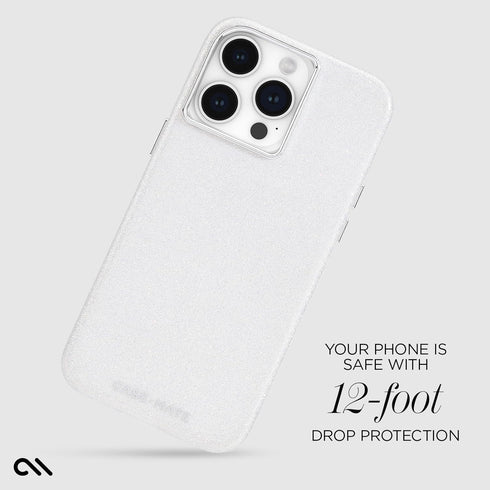 Case-Mate iPhone 15 Pro Max Case - Shimmer Iridescent, 12ft Drop Protection, Compatible with MagSafe, Anti-Scratch
