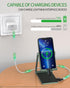 iPhone Headphone Adapter (2 in 1), Dual Lightning Jack Audio Charger Connector, MFI Certified Music Charging