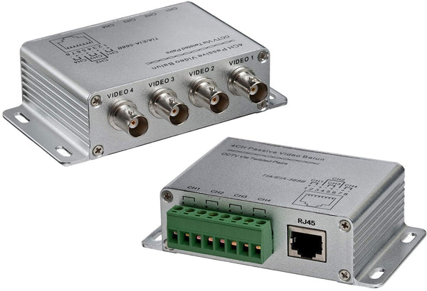 Triplett GEM TRB-8BNCSTRJ45 8-Channel Passive Transceiver Box - BNC Female to RJ45 or Screw Terminal