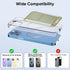 FINPAC MagSafe Wallet, Magnetic Card Holder for iPhone 15/14/13/12 Series, RFID Blocking, Slim Leather Wallet (Bamboo
