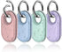 Samsung Galaxy SmartTag2 Case with Keychain, 4 Pack Full-Wrapped IPX8 Waterproof TPU Case for Galaxy Smart Tag 2
