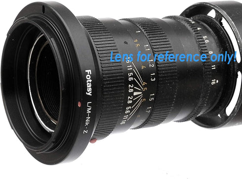 Fotasy Leica M Lens to Nikkor Z Mount Adapter, Copper, Infinity Focus, Compatible with Nikon Z Mount Mirrorless Camera