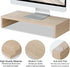 20 Inch Cozy TEAMIX Wood Monitor Stand Riser, Wooden Desktop Stand for PC/TV/Laptop/Printer, Monitor Riser