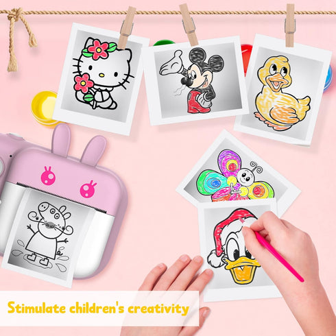 10 Rolls Kids Camera Paper for VTech KidiZoom PrintCam Instant Print Camera, BPA Free Thermal Paper