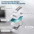 Foldable Phone Stand for Desk, Adjustable Angle of View for iPhone, Samsung and Other Smart Phones (Blue Ocean)