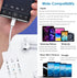 USB C to Dual 3.5mm Headphone Splitter for iPad/iPhone 15, 3 in 1 Audio Splitter with PD Fast Charging Adapter