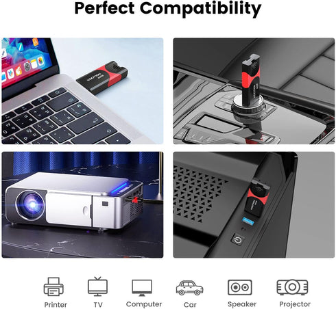 KOOTION 64 3.0 64G Flash Drive GB USB Flash Drive Thumb Drive Retractable Memory Stick Ultra High Speed USB Stick