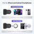 JJC Magnetic Phone Camera Grip Handle with Wireless Shutter Remote, Magsafe Bluetooth Bracket for iPhone Android