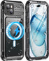 WIFORT for iPhone 15 Waterproof Case - Metal Full Body Protection Case Built-in