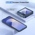 Ruky Galaxy Z Flip 6 Case, Hard PC Ultra Slim Anti-Scratches Shockproof Wireless Charging Phone Case with Built-in Back