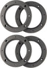 4 Inch Speaker Spacer Adapter Ring Mounting Bracket 4 PCS, Universal Fit 4 Plastic Speaker Ring Adapter