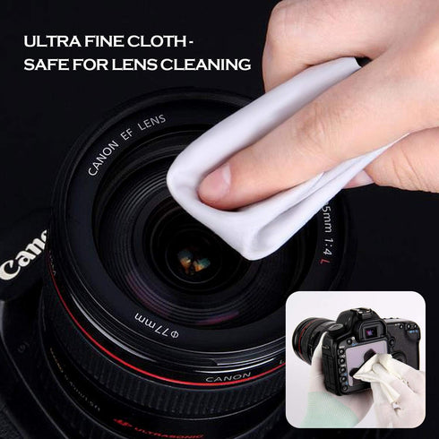 Eyeglasses Cleaning Cloths Microfiber Lens Cleaning Cloths for Eyeglasses Optical Grade Lens, Wide Angle Lens, Telephoto Lens,Camera Lens, Microlens, Magnifier,SLR Camera Lens (6"x7", 30 Pack)