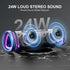 aowoka 2025 5.4, 24H IPX7 Bluetooth Speaker, Portable Wireless Speakers with Led Light, Bluetooth Playtime, Enhanced