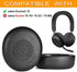 Evolve2 75 Ear Pads - defean Replacement Ear Cushion Compatible with Jabra Evolve2 75 PC Wireless Headset (Ear Pads not fit Jabra Evolve 75 75+ 75 UC / 75 MS Headphone)