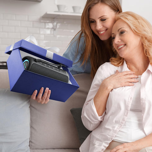 MIATONE Bluetooth Speakers 36W Portable with Stereo Sound Bass, Bluetooth 5.3 Wireless, USB Type C Outdoor, 5000mAh 16H