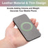 uxcell 3 Magnetic Sticker Ring, Pcs Universal Magnetic Adapter Ring Leather Magnet Wireless Charging Conversion Kit