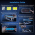 Uyiton Anti-Blue Light Screen Protector for iPhone 15 Pro, Unbreakable Glass, Easy Fit Full Coverage, Scratch