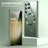 Magnetic Cover for Samsung Galaxy S24 Ultra, Slim Thin Soft Funda Capa Compatible with MagSafe 6.8 inch Green