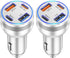 USB-C Car Charger for iPhone 16/15, 2 Pack 65W Fast Charger Adapter, PD30W & QC3.0 for iPhone 16/15/14/13 Pro Max
