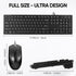 Guiheng Wired Keyboard and Mouse Combo, Full-Sized Ergonomic Computer Keyboard and Optical Wired Mouse for Windows, Mac