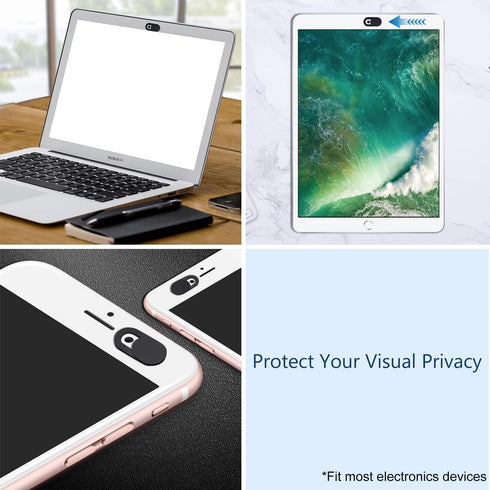 TENOC 5 Webcam Cover, Camera Privacy Cover Slide for Laptop/Cell Phone/iPad/PC/Tablet, Protect Your Privacy