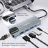 USB C Hub, 5 in 1 USB C 4K@32Hz HDMI Adapter with Ethernet Port, 100W Power Delivery for MacBook Pro
