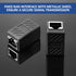 Frienda 10 Pieces RJ45 Coupler, Ethernet Extension Adapter for Cat7/Cat6/Cat5e/Cat5 Network Cable