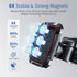 OQTIQ Magnetic CD Phone Car Mount for Car CD Player, Built-in 6 Strong Magnets