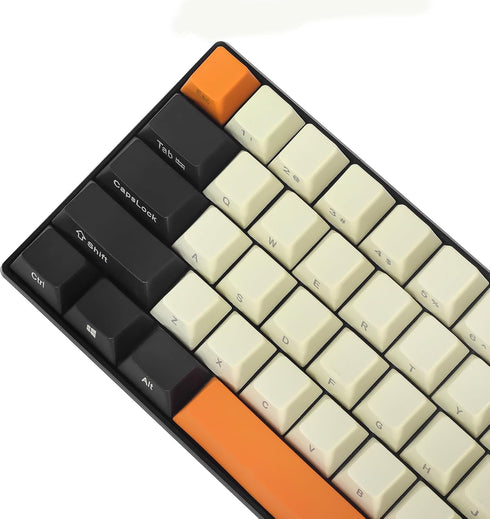 Happy Balls 60% Keycaps, Side Printed PBT Keycap Set for US-ANSI Layout 61 68 60% MX Switches Mechanical Keyboard