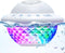 Floating Pool Speakers with Colorful LED Lights, IPX7 Waterproof Hot Tub Bluetooth Speaker, 10W Stereo Loud Sound,