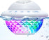 Floating Pool Speakers with Colorful LED Lights, IPX7 Waterproof Hot Tub Bluetooth Speaker, 10W Stereo Loud Sound,