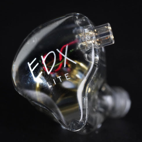 KZ EDX Lite in-ear Headphones, HiFi Earphones with Detachable Cable, Audiphiles ‘in-ear Monitor (Transparent)