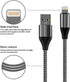 10ft iPhone Charger Cable (3 Pack) - MFi Certified Nylon Braided Lightning USB for iPhone 11/Pro/X/Xs Max/XR/8 Plus/7