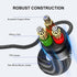 2RCA to 3.5mm Y Splitter, 1M Auxiliary Cord for Smartphone, Tablet, HDTV, MP3 Player, 2-Male Headphone Jack.