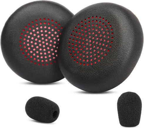 Replacement Ear Pads for Poly Voyager 4310 UC, 4320 UC, Focus UC & Focus 2 UC USB-A Headset - Cushions & Padding