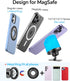 Magnetic Phone Holder for Car Dashboard with 20 Strong Magnets, 360° Rotation Air Vent Mount for iPhone 15 14 13 12 Pro