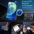 Upgraded Magnetic iPhone 12/iPhone 12 Pro Case, Slim Deep Blue Matte, Military-Grade Protection, Compatible with