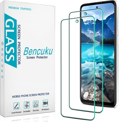 HPTech Tempered Glass Screen Protector for Motorola Moto G Power 5G (2023) - 2 Pack, Anti-Scratch, Bubble-Free, Not for