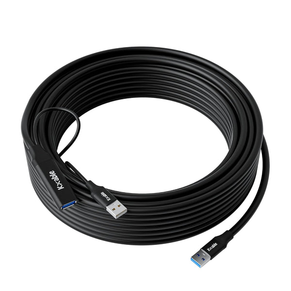Kxable USB 3.0 Active Extension Cable 25 Feet, Type A Male to