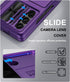 Galaxy Z Fold 5 Case - Card Holder & Kickstand & Hinge Protection & Sliding Lens Cover, Built-in Screen Protector,