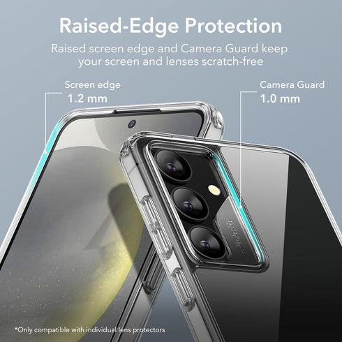 ESR Kickstand Case for Samsung Galaxy S24, Military-Grade Drop Protection, Shockproof Slim Phone Cover with Patented