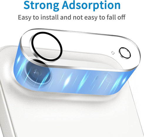 Dengduoduo 3 Pack 9H Camera Lens Protector for iPhone Air, Tempered Glass Lens Cover, Ultra HD, Hardness, Anti-Scratch
