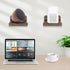 Wall Mounted Speaker Stand Holder Floating Shelf, Monitor Camera Holder Small Shelf for Bluetooth Speaker Webcam Cell Phones Mesh Router Toy Display Cable Boxes by Wood (2 Pack) by BEARUT