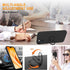 iPhone 15 Plus Case - Black, Slim Liquid Silicone, Shockproof, Anti-Scratch, with 360° Rotatable Ring Holder & Lanyard.