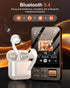 AGXOV 128GB MP3 5.3, Player with Bluetooth Music Player with Built-in HD Speaker, FM Radio, Voice Recorder, HiFi Sound