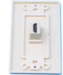 RiteAV 1 HDMI Port Female-Female Wall Plate, Decorative Ivory