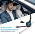 Wireless Headphones, Pro Trucker Headset, Wireless Over Head Earpiece, On Ear Car Headphones with Microphone for Truck Driver, Phones, Skype, Call Center, Office