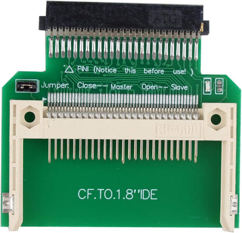CF Compact Flash Memory Card to 50pin 1.8 inch Female IDE Bootable SSD Converter Adapter for Toshiba