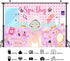 Dtekoj 7X5FT Spa Party Backdrop, Sweet Pink Beauty Makeup Photography Background Banner for Spa Birthday Party